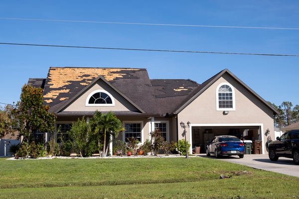 Storm damage roof inspection in Hollywood, FL